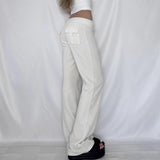 Women's Patchwork Flat Yoga Pants with Low Waist Knitted Leggings for Gym Running Training Fitness Wear - Zeprah