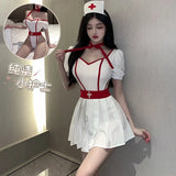 Women's Sexy Lingerie Bodysuit Sexy Nurse Uniform Sexy Costume Uniform - Zeprah