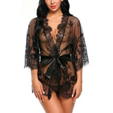 Women's Sexy Underwear New European and American Style Alluring Lace Nightgown and Pajamas Set - Zeprah