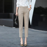 Women's Summer Ease in to Comfort Fit Barely Bootcut Stretch Pants Overalls Lady - Zeprah