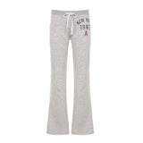 Women's Summer Flat Front Brushed Fleece Sweatpants - Loose Fit Breathable Eco - Friendly Athletic - Zeprah
