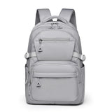 Women's Trendy Korean Style Junior High School Backpack Simple Casual School Bag for Students Large Capacity for Campus - Zeprah
