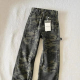 Women's Vintage American Camo Slim - Fit Wide - Leg Jeans High - Street Cool Girl Loose Casual Straight Pants - Zeprah