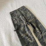 Women's Vintage American Camo Slim - Fit Wide - Leg Jeans High - Street Cool Girl Loose Casual Straight Pants - Zeprah