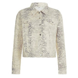 Women's Y2K Printed Solid Casual Blouson Jacket Lapel Collar Button Front Loose Fit Long Sleeve Autumn Breathable Eco - Friendly - Zeprah