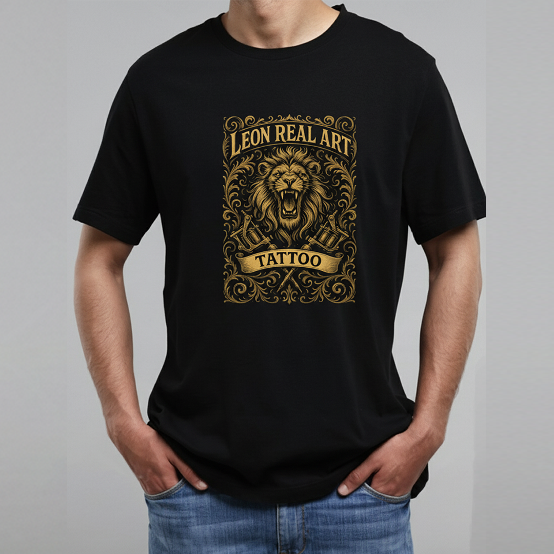 Leon Real Art Tattoo T-Shirt