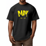 Yellow Cat Print T-Shirt