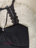 Hot Girl Style Bodycon Dresses Fashionable Slim-fit Mini Dress Sexy Halter Neck Dress