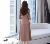Elegant Temperament Two-Piece Suit Dress