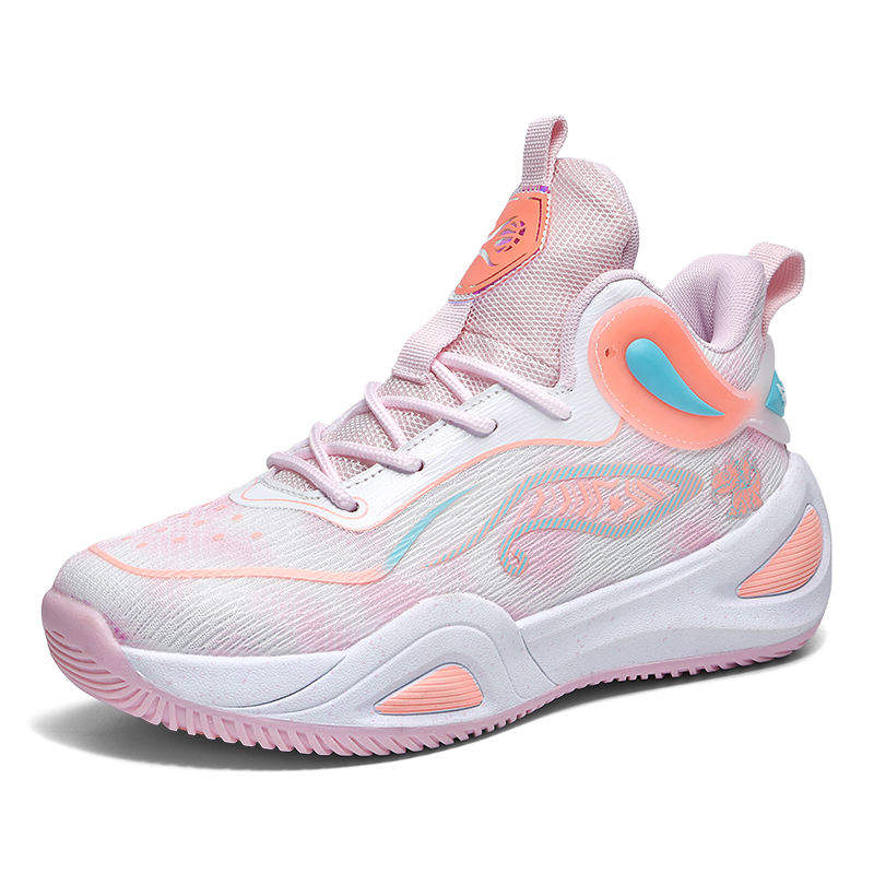 High Top Professional Men Outdoor Sports Sneakers Mesh Breathable Women Boys Basketball Shoes