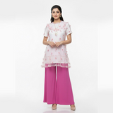 Blossom Tulle Tunic & Palazzo Set