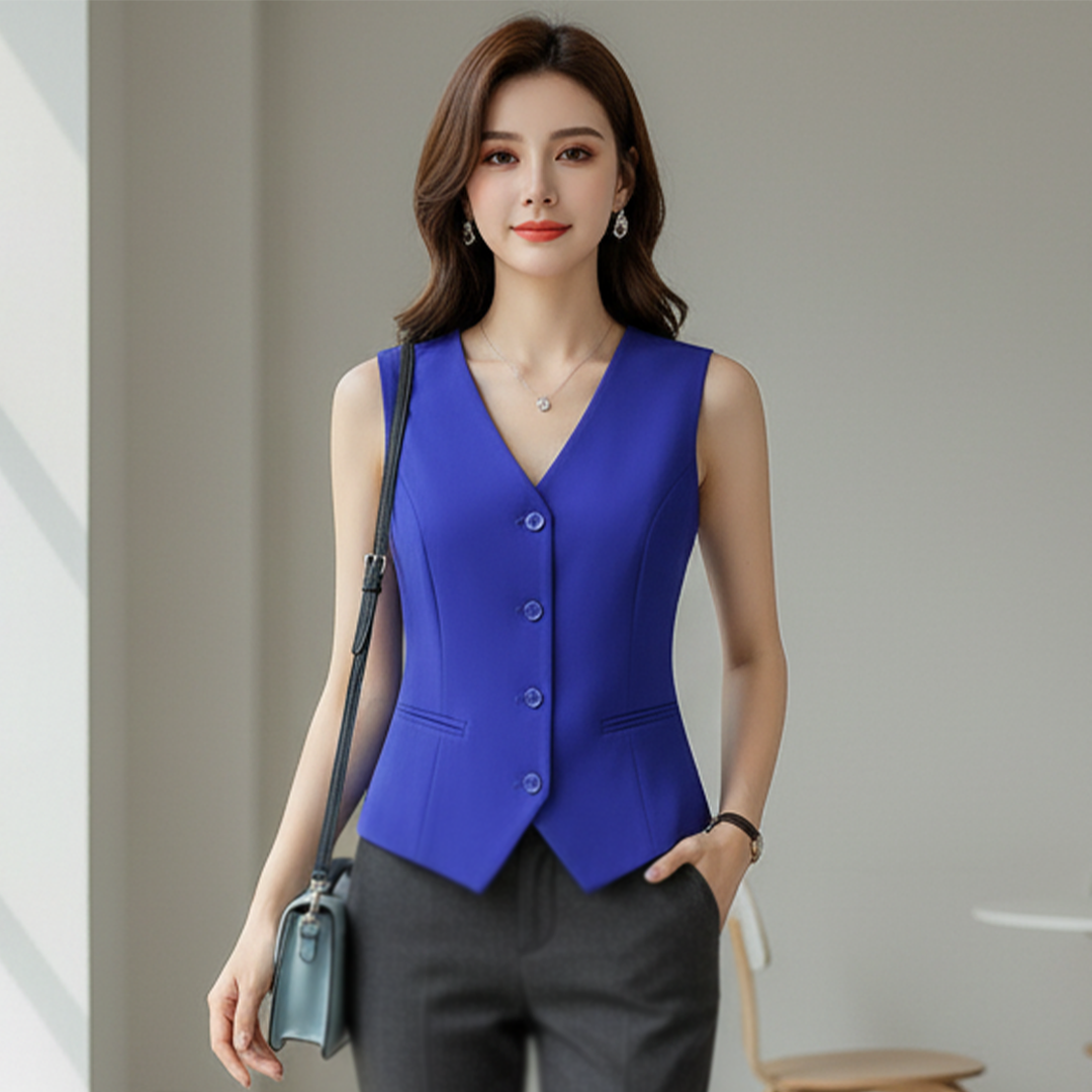Spring New Retro Suit Vest For Women