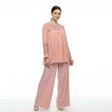 Rose Sequin Pleat Set