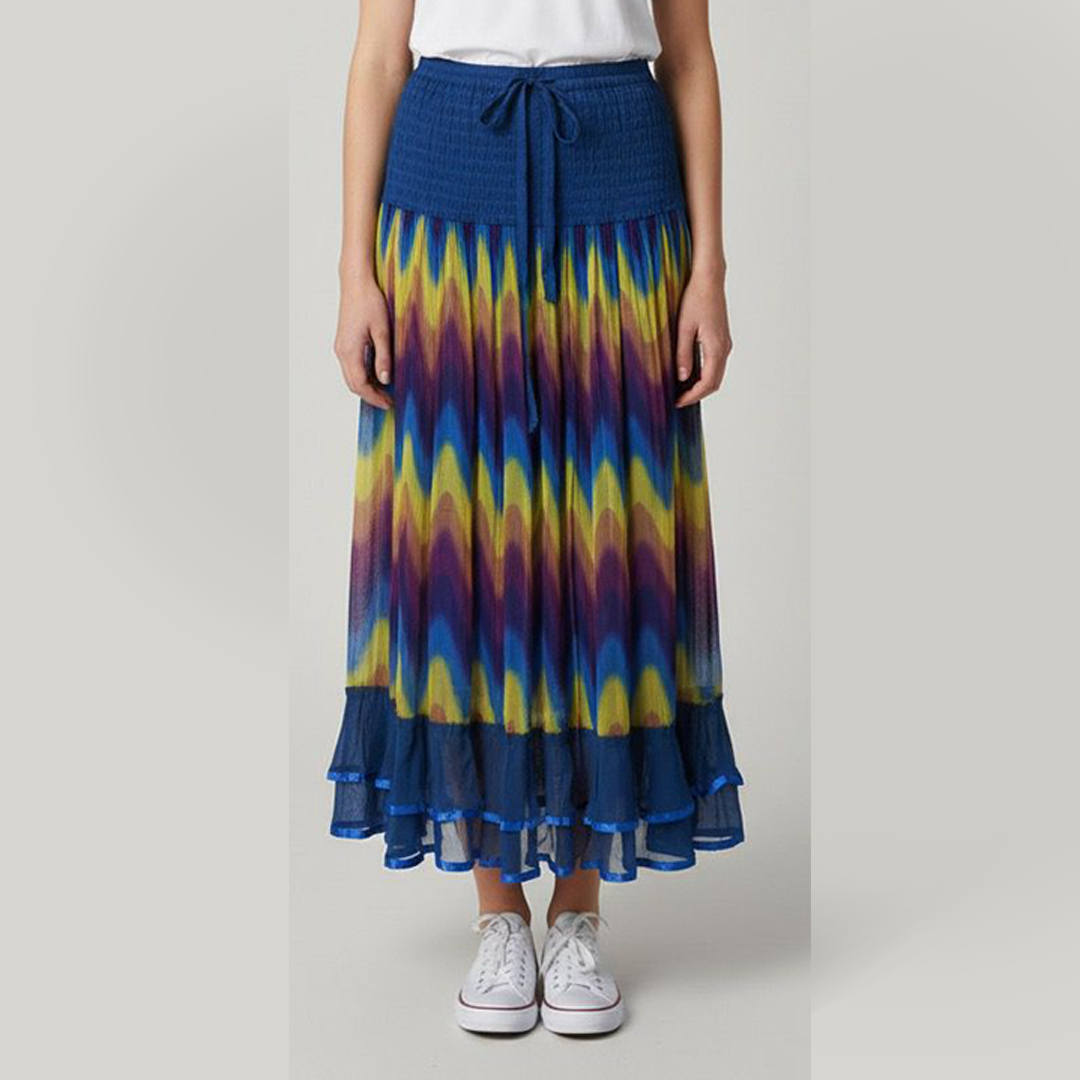Chevron Zig-Zag  Skirt