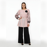 Pink Floral Casual Set