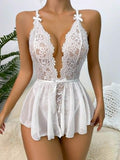 New Sexy Set | Women's Lace Mesh Cutout Butterfly Bodysuit Erotic