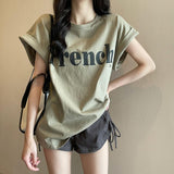 Loose-fit Women's T-shirts Cheapest T-shirt for Women Best Sale Short-Sleeved Tee