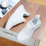 Mens White Black Mesh Running Shoes Large Size Athletic Walking Sneakers for Big Foot Comfortable Training