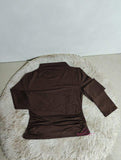 Solid Ruching Long Sleeve Base Shirt Best Sale Long-sleeved Top Slim-fit Base Top