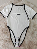 Exposed Collarbone Bodysuit Slim-fit One-piece Vest Best Sale Crotch Top