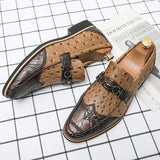 Latest Design Hot Selling Durable Fashion Pointed Toe Classic Slip on Business Wedding Men Casual Dress Shoes