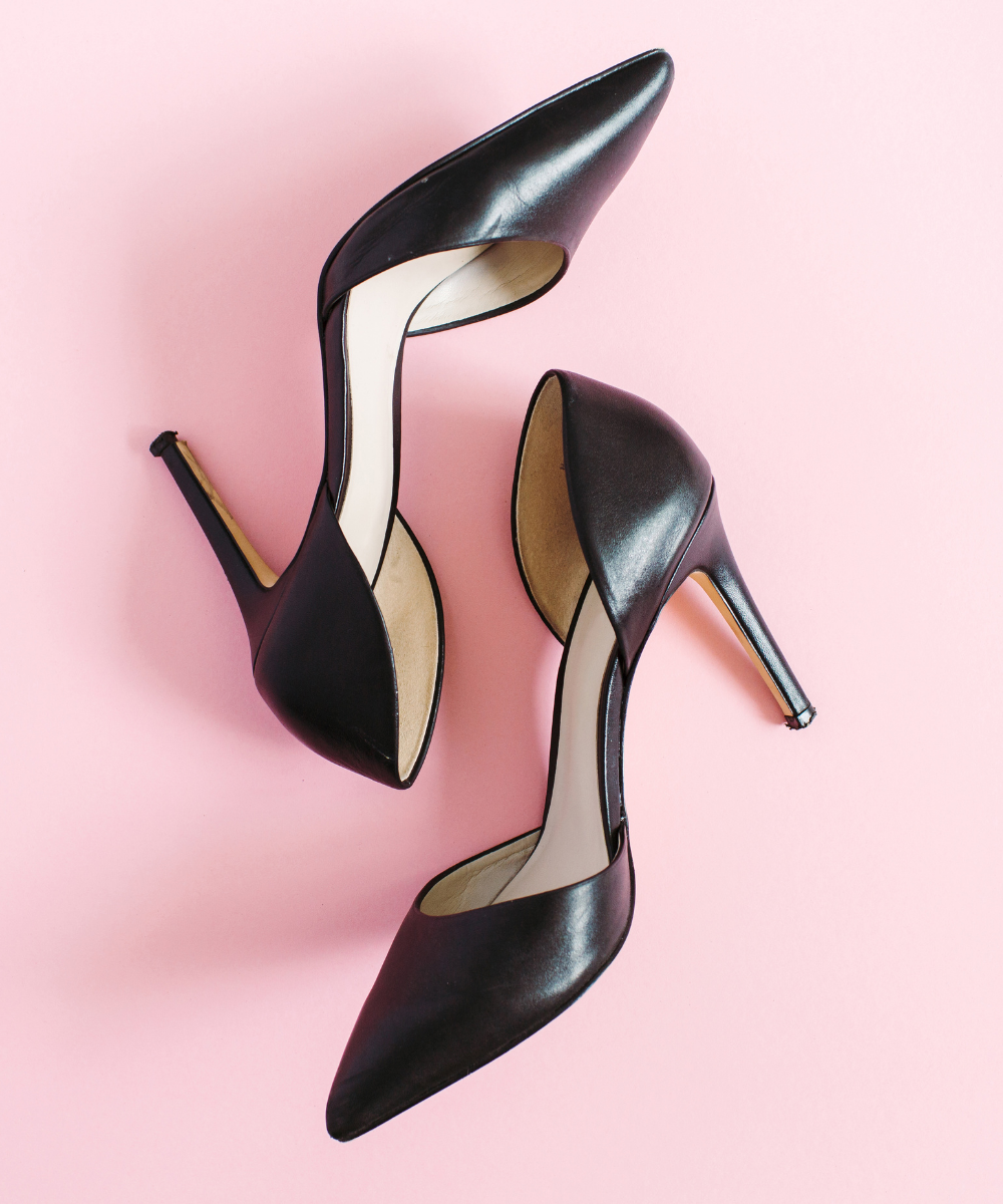 GoldenGleam Party Heels