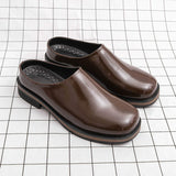 Handsome Quality Men Casual Formal Half Dress Shoes Classic Design Good Looking Durable Outdoor Slip on