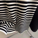 Women's Casual Striped Knit Sleeveless Maxi Dress, Relaxed Fit Summer Crew Neck Tank Dress