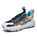 Professional Men Eagle Design Outdoor Sports Sneakers Dark Night Glowing Mesh Women Boys Basketball Shoes