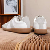 Unisex Male Female Casual Walking Style Shoes Comfortable Lightweight Good Quality Leather White Shoes