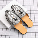 Summer Outdoor Casual Comfortable Slippers Hard Wearing Classic Easy Wear Handsome Tassel Half Loafers for Men