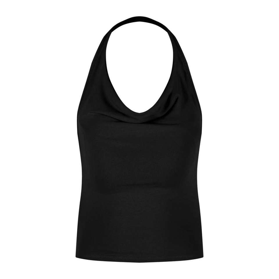 New Style Elegant Swing Collar Halter Camisole Women's Sexy Slim-fit Slimming Outer Wear Sleeveless Top