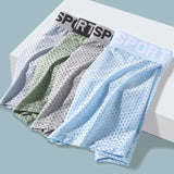 New Design Cool Ice Silk Mesh Breathable Men's Boxer Men Underwear Men's Briefs Boxers