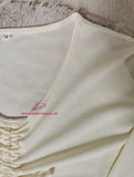 4xl Autumn and Winter Women's New Plus Size Elegant Style T-shirt V-neck Slim Fit Short Sleeved Top