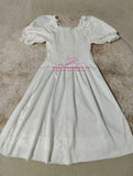 Square Collar Dress Innocent - Seductive Style Women's Dresses Puff Sleeve Waist Skirt