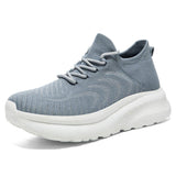 Mens Breathable Knit Mesh Running Shoes Women Stylish Comfort Cushioning Sole Sneakers for Casual and Active Wear