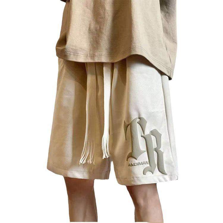 Vigour New Retro Basketball Shorts Men's Summer Loose Plus Size Sports Shorts Trendy High Street Casual Men's Shorts