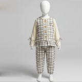 Vintage Plaid Peplum Play Set