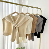 Soft Knitted Shawl Best Sale Women's Shawl Fashionable T-shirt Knitted Shawl