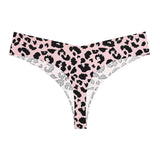 Sexy Thong Low Waist Plus Size Breathable Nylon Crotch Panties Seamless Ice Silk Quick-Dry Eco-Friendly Anti-Bacterial Solid Hip