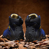 Customized Support Professional Sepatu Gunung Outdoor Cow Leather Men Waterproof Trekking Shoes Hiking