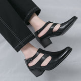 Pointed Toe Comfortable Buckle Strap Summer Outdoor Classic Casual Sandals Shoes for Men
