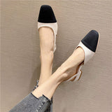 Elegant Slingback Dress Pumps for Women - Fashionable Work Flats with Simple Design