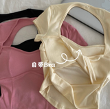 2026 Build in Bra Backless Sexy Solid Color T-shirt Short Sleeve Slim Women's T-shirt