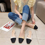 Elegant Slingback Dress Pumps for Women - Fashionable Work Flats with Simple Design