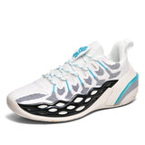 Low Top Breathable Shockproof Dark Night Glowing Mens Basketball Sneakers Outdoor Court Training Cushioning Ankle Support Shoes