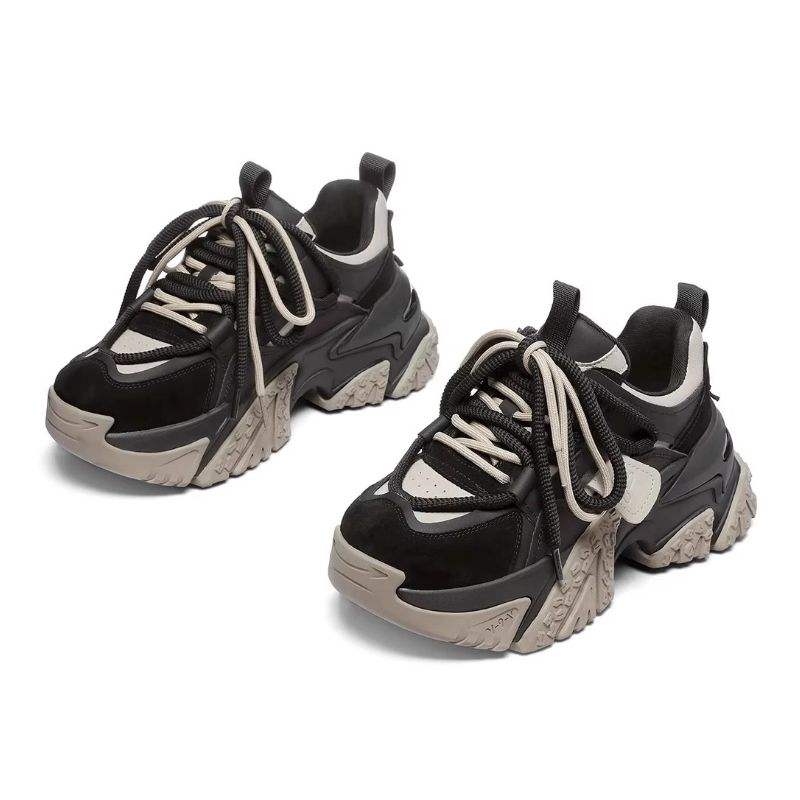 Spring New Thick Sole Platform Casual Running Shoe Chunky Women Sneakers