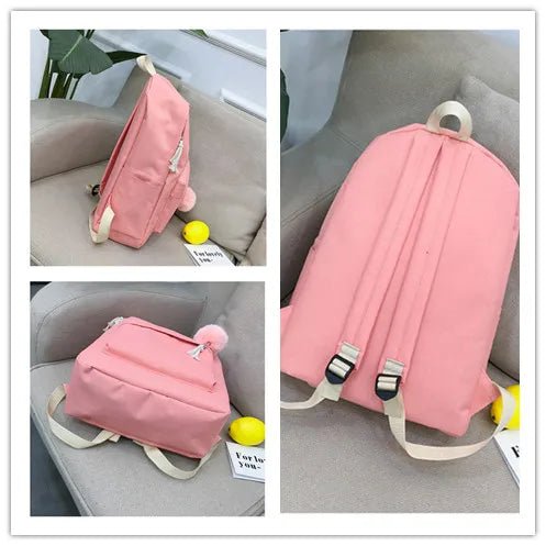 3 Piece Backpack Set Large Capacity Shoulder Pencil Bag Primary School Bags Fashion Travel Bags for Kids - Zeprah