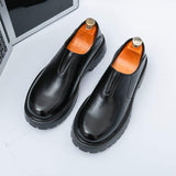 Height Increasing Good Looking Fashion Slip on Comfortable Wedding Loafers Men Thick Sole Dress Shoes