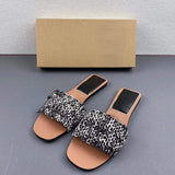 Trendy Ladies' Slide Sandals - Chic Flat Shoes for Women